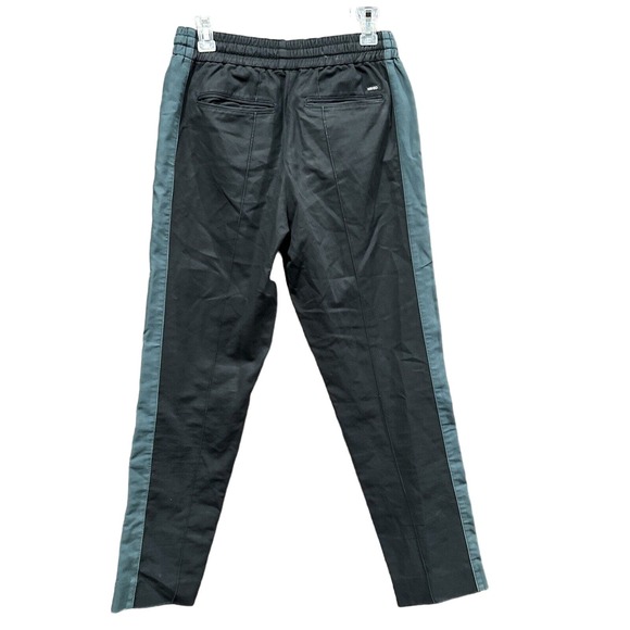 Kenzo Pants Men 27 waist Black Green Strip Pull On Draw String - Picture 6 of 15